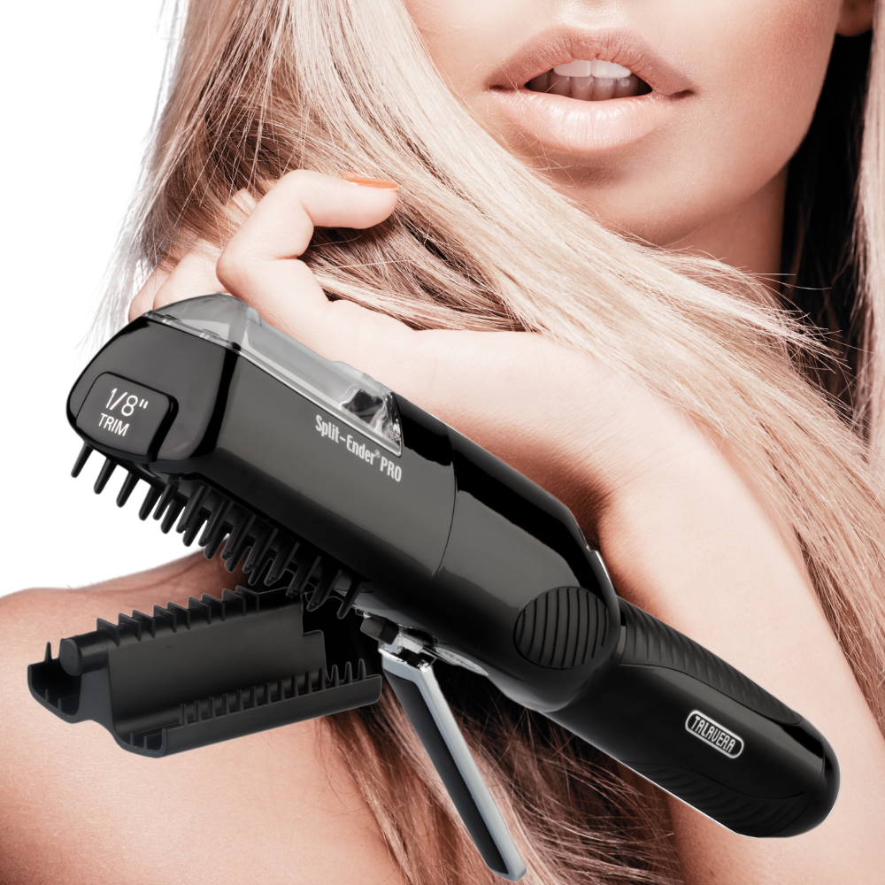  Split-Ender Pro Hair Cutter Fix Automatic Split End Remover for  Treatment of Frizzy, Dry, Damaged, Colored, Broken, Curly, Straight or  Bleached Hair Types, Women Beauty Hair Styling Tool - Black 